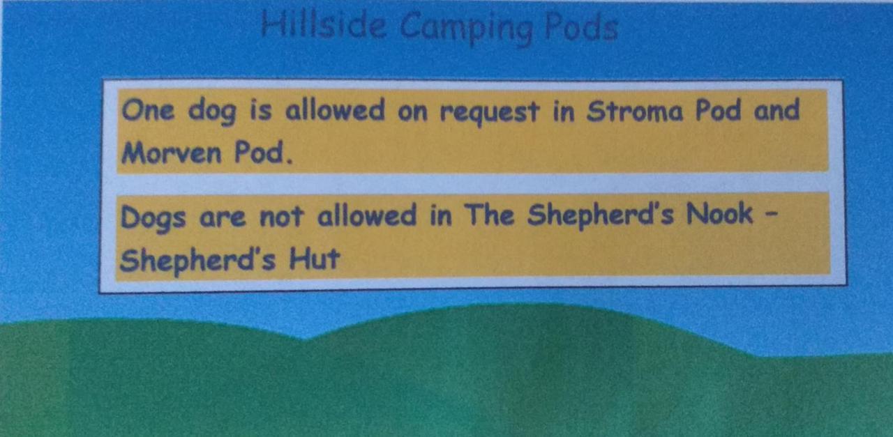 Hillside Camping Pods And Shepherd'S Hut Wick  Luaran gambar